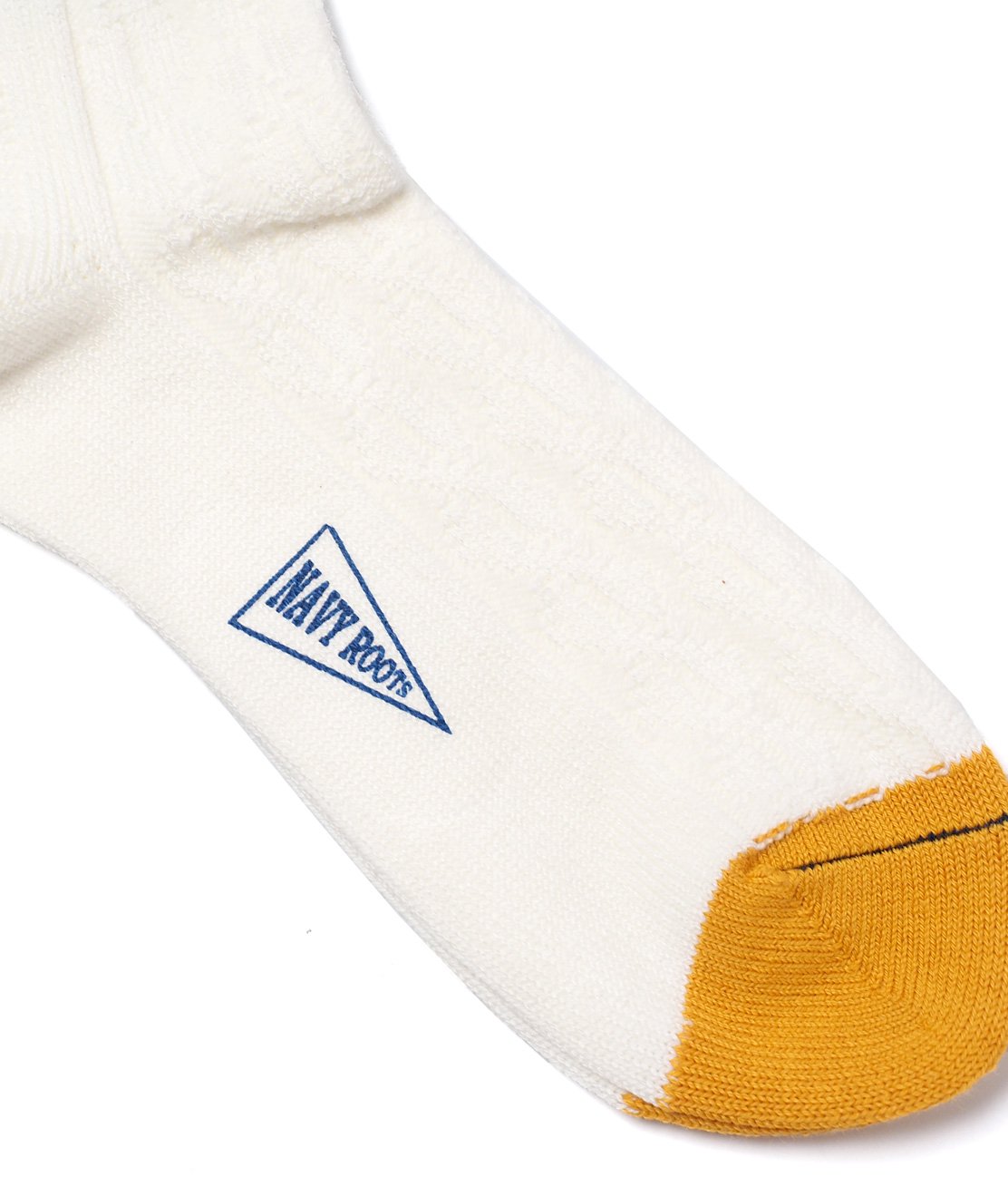 NAVY ROOTS】CABLE BORDER SOCKS ボーダーソックス 靴下 日本製