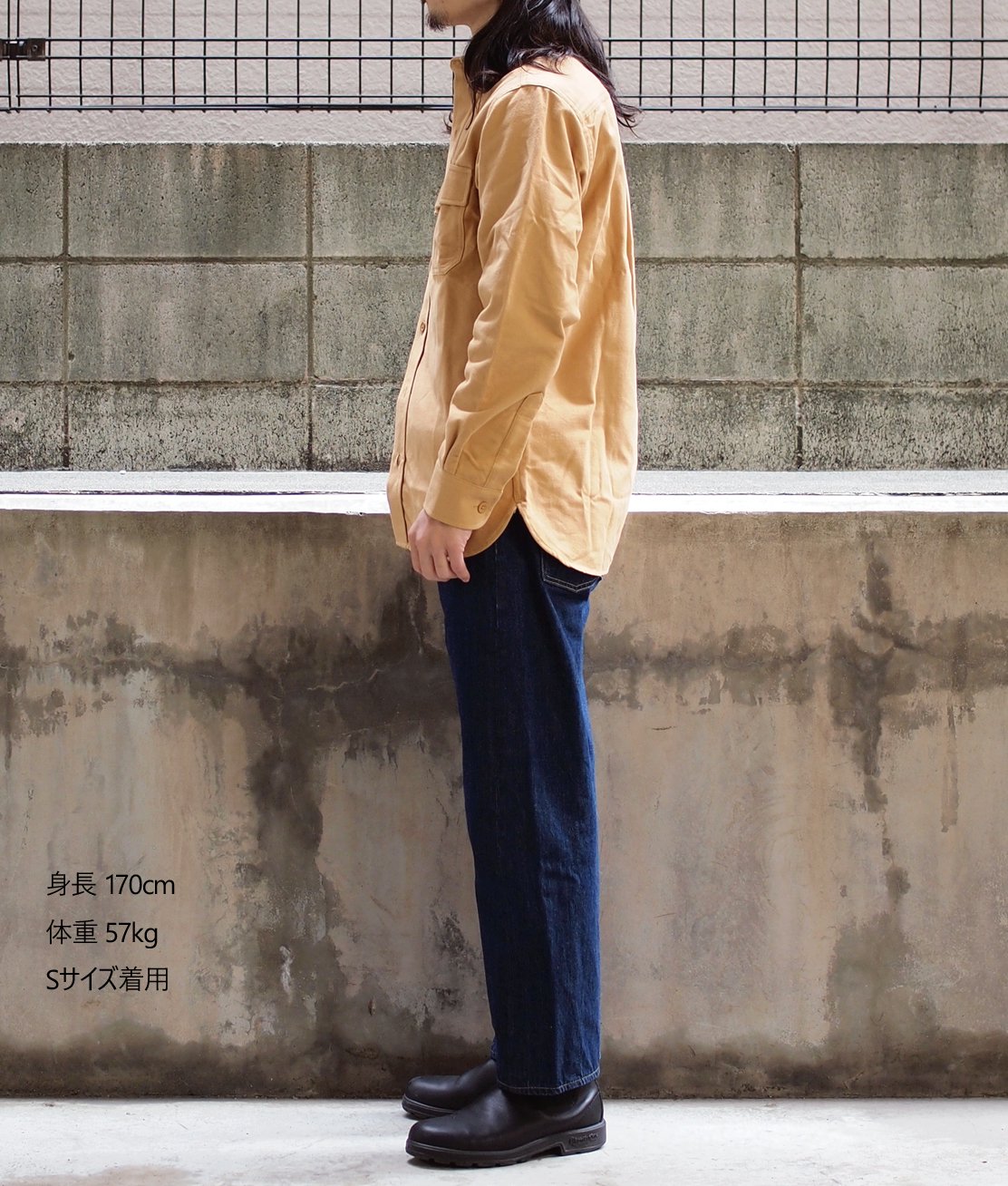 L.L.Bean】CHAMOIS SHIRT - BARLEY シャモアクロスシャツ ネルシャツ