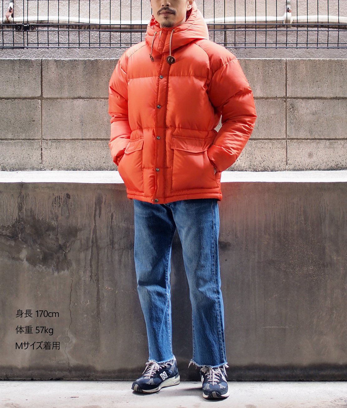 SIERRA DESIGNS】821001 WHITNEY DOWN JACKET - ORANGE ホイットニー 