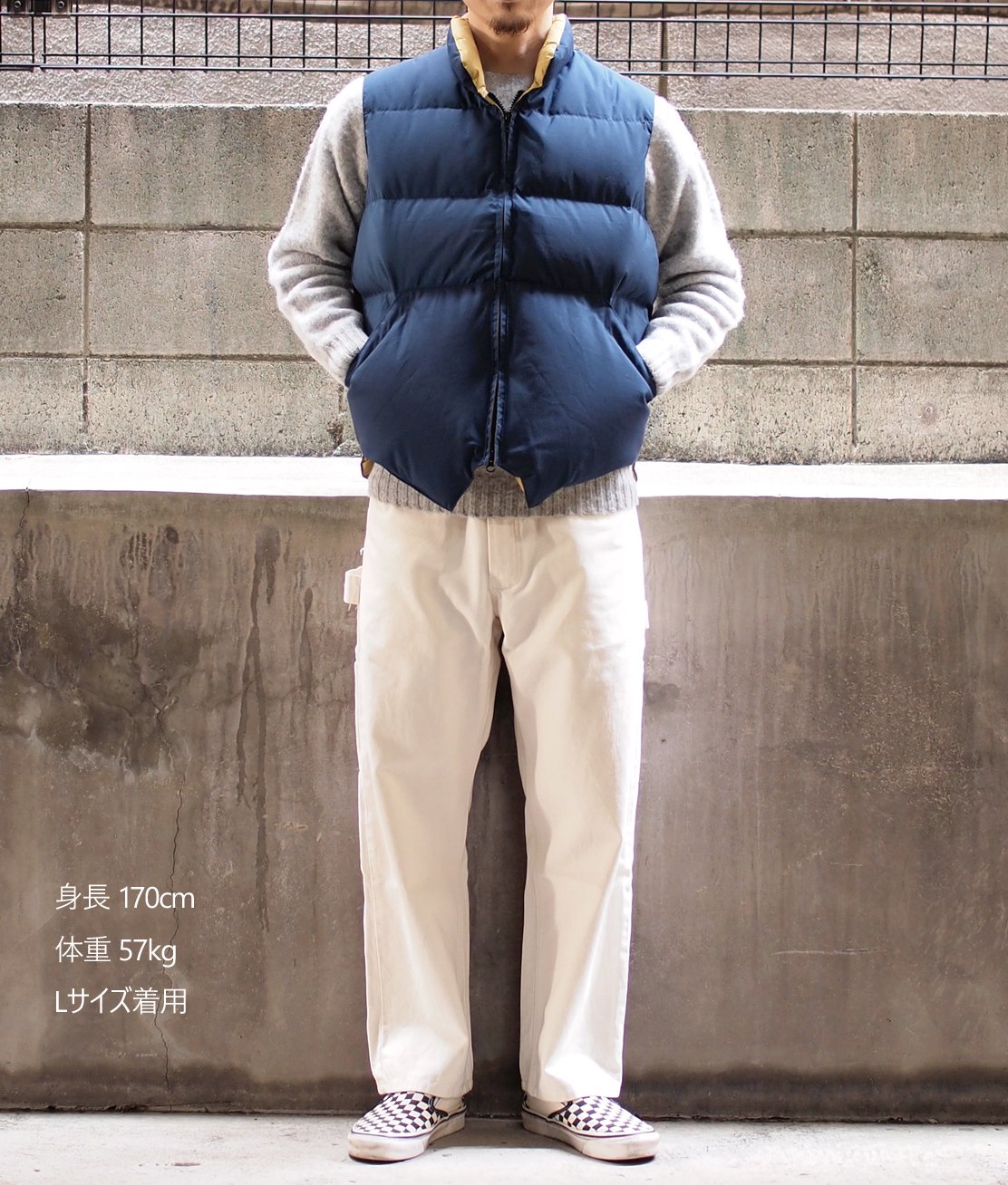【Crescent Down Works】NORTH BY NORTH WEST VEST - NVY/KHAKI ダウンベスト MADE IN  USA - HUNKY DORY | LEVI'S VINTAGE ...