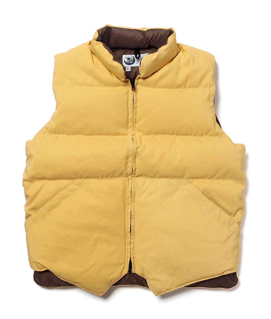 Crescent Down Works】NORTH BY NORTH WEST VEST - BUTTER/BROWN