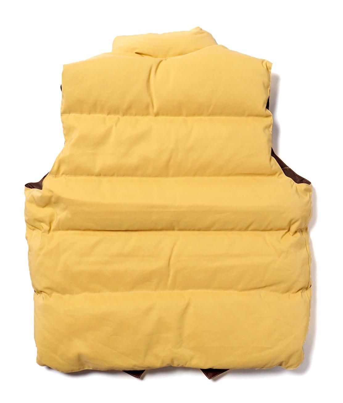 Crescent Down Works】NORTH BY NORTH WEST VEST - BUTTER/BROWN