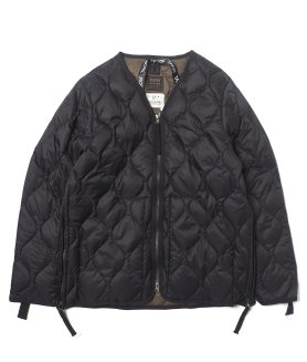 <img class='new_mark_img1' src='https://img.shop-pro.jp/img/new/icons47.gif' style='border:none;display:inline;margin:0px;padding:0px;width:auto;' />TAIONMILITARY V-NECK W-ZIP DOWN JACKET SOFT SHELL - BLACK 󥸥㥱å