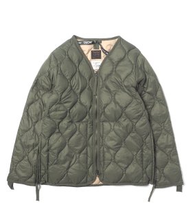 <img class='new_mark_img1' src='https://img.shop-pro.jp/img/new/icons47.gif' style='border:none;display:inline;margin:0px;padding:0px;width:auto;' />TAIONMILITARY V-NECK W-ZIP DOWN JACKET SOFT SHELL - OLIVE 󥸥㥱å