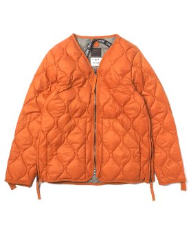 <img class='new_mark_img1' src='https://img.shop-pro.jp/img/new/icons47.gif' style='border:none;display:inline;margin:0px;padding:0px;width:auto;' />TAIONMILITARY V-NECK W-ZIP DOWN JACKET SOFT SHELL - Dk.ORANGE 󥸥㥱å