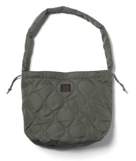 <img class='new_mark_img1' src='https://img.shop-pro.jp/img/new/icons47.gif' style='border:none;display:inline;margin:0px;padding:0px;width:auto;' />【TAION】MILITARY DOWN SHOULDER BAG - OLIVE ダウン ショルダーバッグ 巾着バッグ