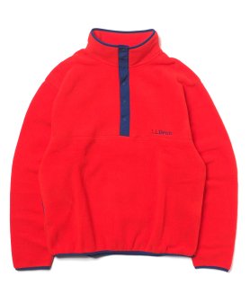 <img class='new_mark_img1' src='https://img.shop-pro.jp/img/new/icons6.gif' style='border:none;display:inline;margin:0px;padding:0px;width:auto;' />【L.L.Bean】CLASSIC FLEECE PULLOVER - LOBSTER RED フリース 90年代 復刻 ゆったり