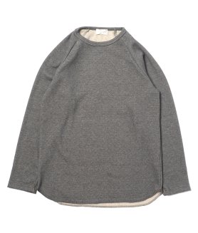 <img class='new_mark_img1' src='https://img.shop-pro.jp/img/new/icons6.gif' style='border:none;display:inline;margin:0px;padding:0px;width:auto;' />【SPINNER BAIT】102TB THERMAL BOMBER RAGLAN CREW L/S - GREY サーマルボンバー クルー