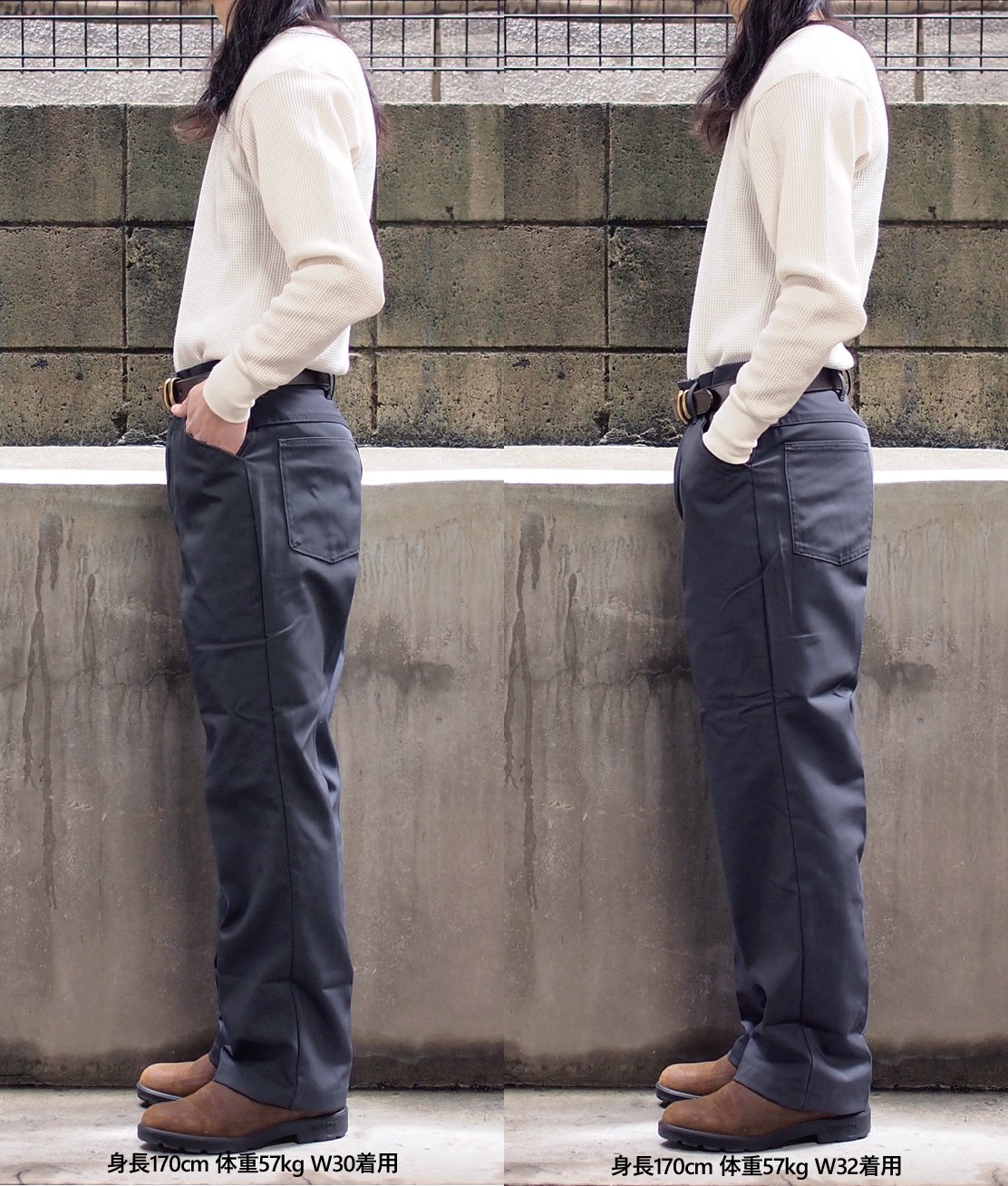 RED KAP】PT50 JEAN-CUT PANT - CHARCOAL ワークパンツ レッドキャップ