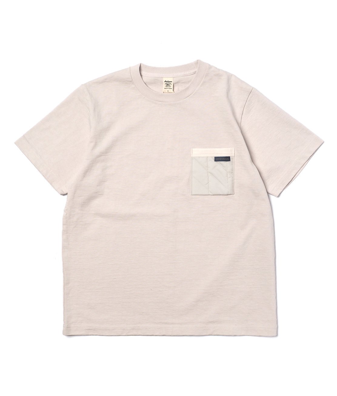 JACKMAN×LAVENHAM】DOTSUME POCKET TEE 