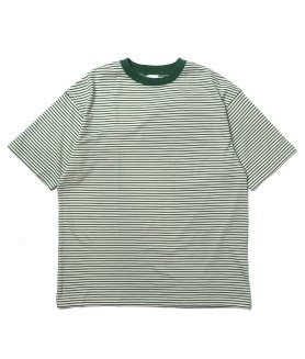 <img class='new_mark_img1' src='https://img.shop-pro.jp/img/new/icons6.gif' style='border:none;display:inline;margin:0px;padding:0px;width:auto;' />Miller135C USA COTTON TEE - GREEN/WHITE T С USAåȥ