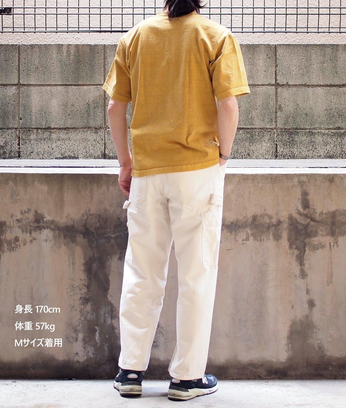 TOUGHER】BREA PIGMENT BLANK TEE - YELLOW Tシャツ 7.5オンス