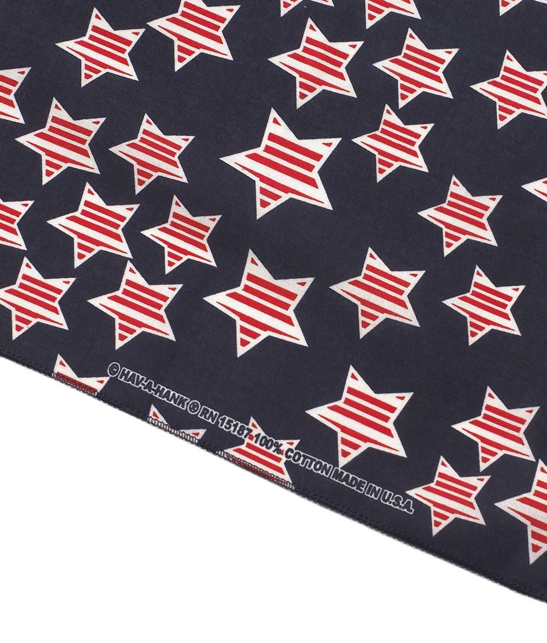 P*g様 海外 アメリカ製 バンダナ 星座 柄 ブラック HAV-A-HANK】22inch