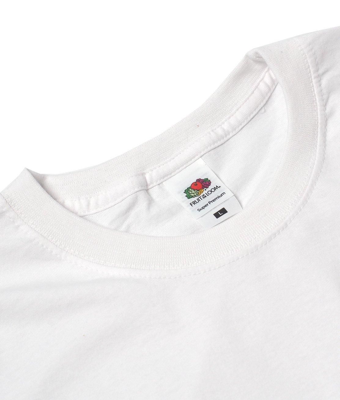 DEAD STOCK】EURO FRUIT OF THE LOOM SOLID TEE - WHITE