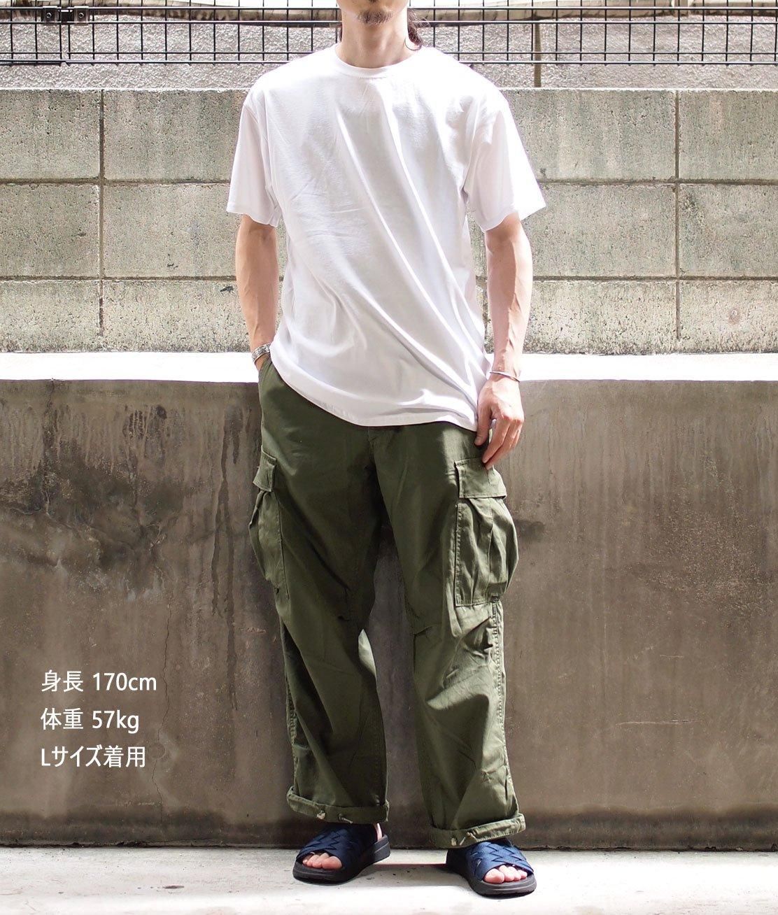 DEAD STOCK】EURO FRUIT OF THE LOOM SOLID TEE - WHITE