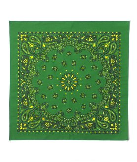 <img class='new_mark_img1' src='https://img.shop-pro.jp/img/new/icons6.gif' style='border:none;display:inline;margin:0px;padding:0px;width:auto;' />HAV-A-HANK22inch BANDANA - KELLY&YELLOW Х MADE IN USA ڥ꡼