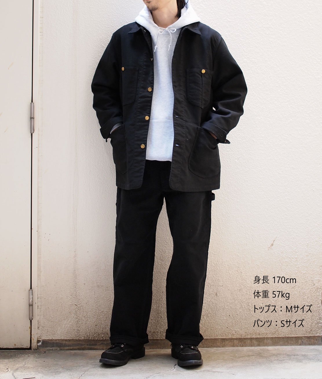 Lee - DUNGAREES】VINTAGE LOCO JACKET - PURE BLACK カバーオール ジャケット モールスキン -  HUNKY DORY | LEVI'S VINTAGE CLOTHING、JACKMAN、CHAMPIONなどのブランドを主に扱うセレクトショップ 通販