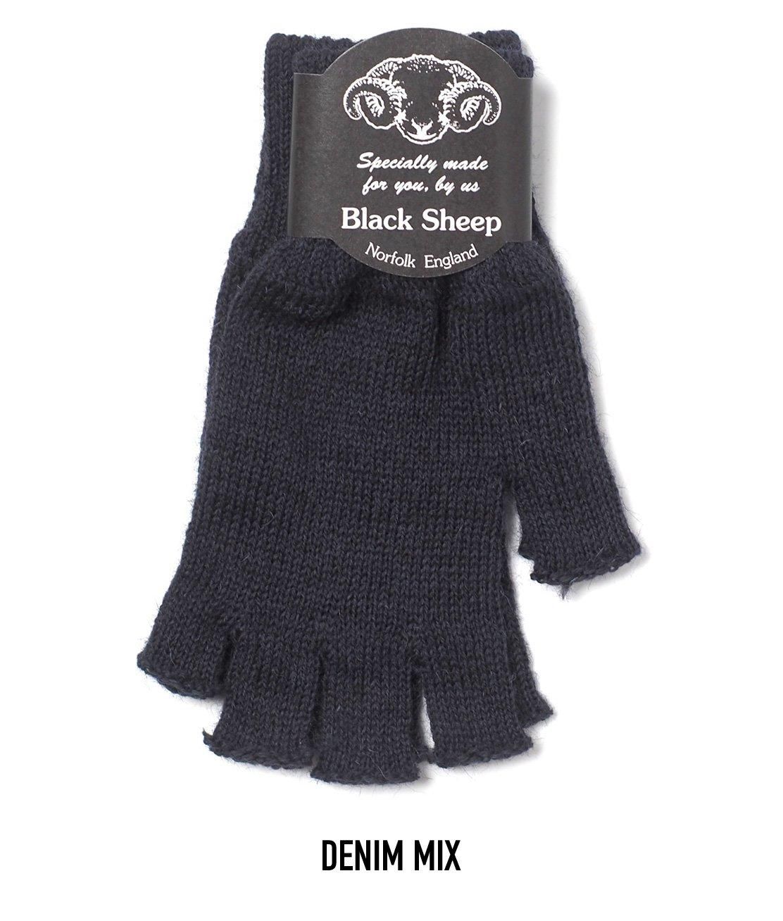 【保障できる】 CoSTUME NATIONAL ブラック レザー 指なし手袋 小物