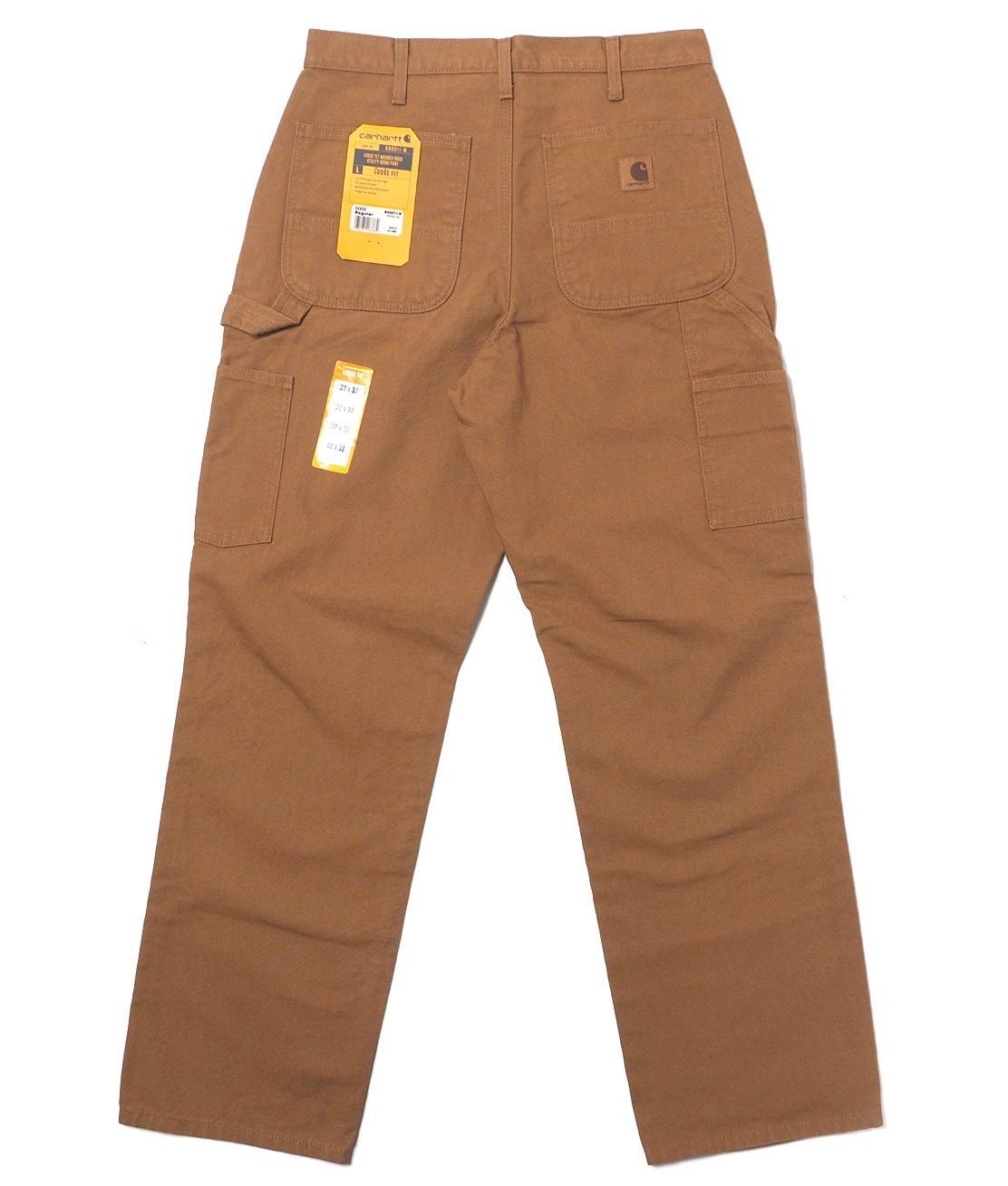 CARHARTT】B11 WASHED DUCK UTILITY WORK PANT - BROWN