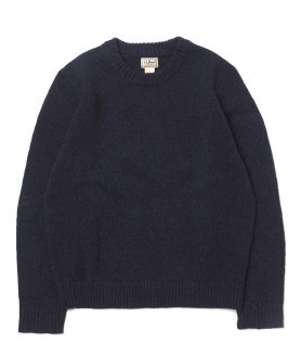 <img class='new_mark_img1' src='https://img.shop-pro.jp/img/new/icons6.gif' style='border:none;display:inline;margin:0px;padding:0px;width:auto;' />L.L.BeanCLASSIC RAGG WOOL CREWNECK SWEATER - NAUTICAL NAVY  