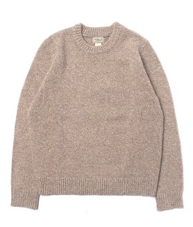 <img class='new_mark_img1' src='https://img.shop-pro.jp/img/new/icons6.gif' style='border:none;display:inline;margin:0px;padding:0px;width:auto;' />L.L.BeanCLASSIC RAGG WOOL CREWNECK SWEATER - NATURAL  ० 