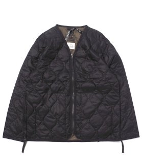 <img class='new_mark_img1' src='https://img.shop-pro.jp/img/new/icons6.gif' style='border:none;display:inline;margin:0px;padding:0px;width:auto;' />TAIONMILITARY V-NECK W-ZIP DOWN JACKET SOFT SHELL - BLACK 󥸥㥱å