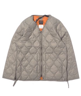 <img class='new_mark_img1' src='https://img.shop-pro.jp/img/new/icons6.gif' style='border:none;display:inline;margin:0px;padding:0px;width:auto;' />TAIONMILITARY V-NECK W-ZIP DOWN JACKET SOFT SHELL - D.SAGE GREEN 󥸥㥱å