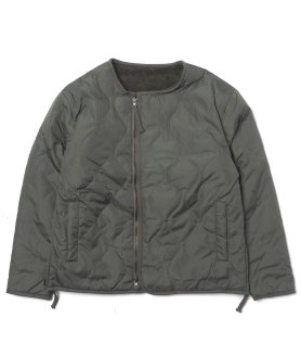 <img class='new_mark_img1' src='https://img.shop-pro.jp/img/new/icons6.gif' style='border:none;display:inline;margin:0px;padding:0px;width:auto;' />TAIONMILITARY REVERSIBLE CREWNECK DOWN JACKET - OLIVE/OLIVE С֥ ե꡼