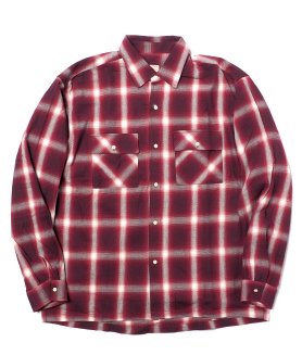 <img class='new_mark_img1' src='https://img.shop-pro.jp/img/new/icons6.gif' style='border:none;display:inline;margin:0px;padding:0px;width:auto;' />BIG MIKEOMBRE LIGHT FLANNEL SHIRT - PURPLE ӥåޥ ͥ륷 ֥å