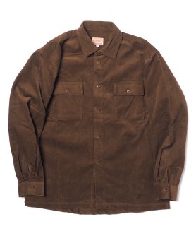 <img class='new_mark_img1' src='https://img.shop-pro.jp/img/new/icons6.gif' style='border:none;display:inline;margin:0px;padding:0px;width:auto;' />BIG MIKECLASSIC CORDUROY SHIRT - BROWN ӥåޥ ǥ 