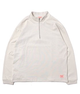 <img class='new_mark_img1' src='https://img.shop-pro.jp/img/new/icons6.gif' style='border:none;display:inline;margin:0px;padding:0px;width:auto;' />BIG MIKE10oz HALF ZIP L/S TEE - F.GRAY 10 ϡեåĹµT