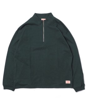 <img class='new_mark_img1' src='https://img.shop-pro.jp/img/new/icons6.gif' style='border:none;display:inline;margin:0px;padding:0px;width:auto;' />BIG MIKE10oz HALF ZIP L/S TEE - IVY GREEN 10 ϡեåĹµT