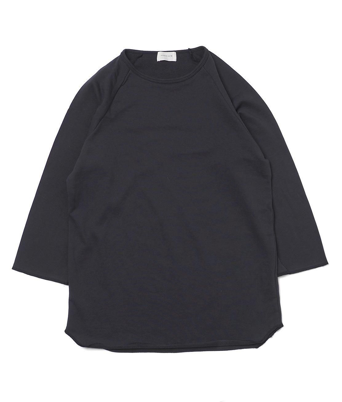 SPINNER BAIT / ラグランクルーネック オーガニックコットン裏毛 SPINNER BAIT / ラグランクルーネック 七分袖 ミニ裏毛 / 101MU