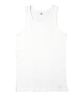 <img class='new_mark_img1' src='https://img.shop-pro.jp/img/new/icons47.gif' style='border:none;display:inline;margin:0px;padding:0px;width:auto;' />【Hanes】HM2-B201 US COTTON RIB TANK TOP - WHITE リブタンクトップ USAコットン