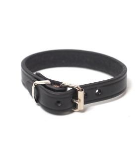 <img class='new_mark_img1' src='https://img.shop-pro.jp/img/new/icons6.gif' style='border:none;display:inline;margin:0px;padding:0px;width:auto;' />TORY LEATHERPLAIN STRAP BRACELETS - BLACK ֥쥹å ֥饤ɥ쥶 MADE IN USA