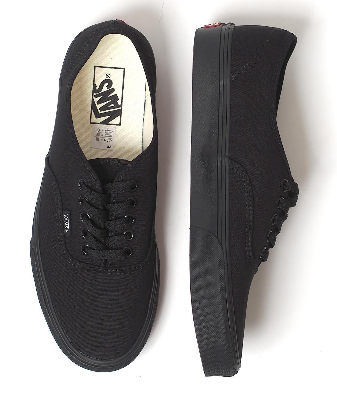VANS】AUTHENTIC - BLACK/BLACK バンズ オーセンティック