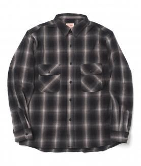 <img class='new_mark_img1' src='https://img.shop-pro.jp/img/new/icons6.gif' style='border:none;display:inline;margin:0px;padding:0px;width:auto;' />BIG MIKEHEAVY FLANNEL SHIRT - BLK/OFF ӥåޥ ͥ륷 إӡͥ  