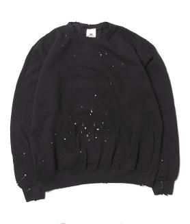 <img class='new_mark_img1' src='https://img.shop-pro.jp/img/new/icons47.gif' style='border:none;display:inline;margin:0px;padding:0px;width:auto;' />MOOJI MOOJICLASSIC CREW SPLATTER - BLACK ࡼࡼ å ڥ ᡼ USA