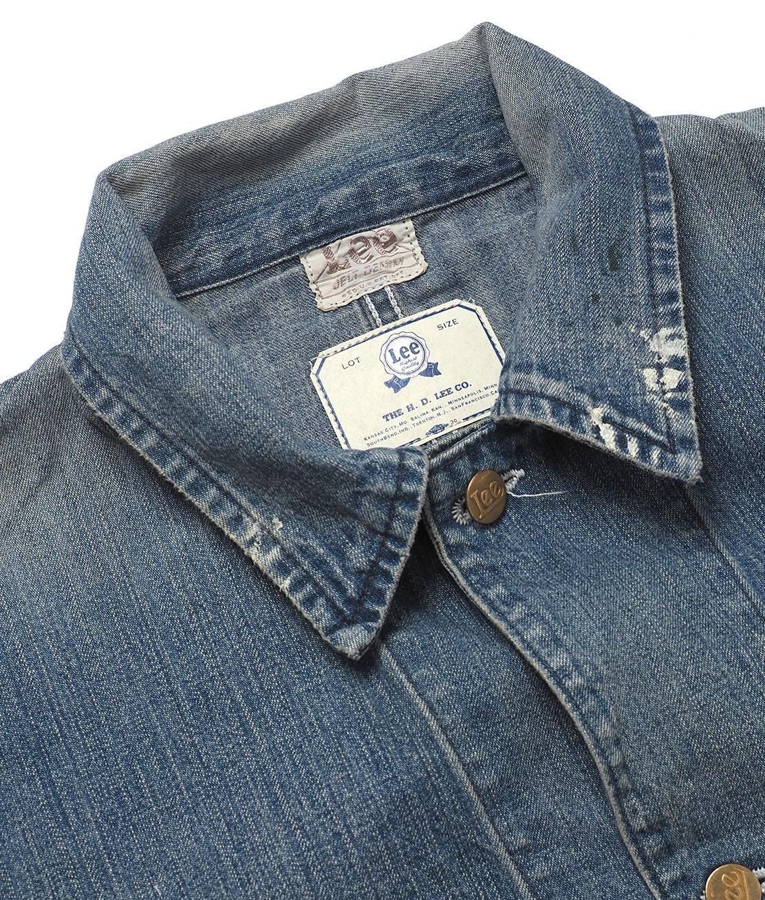 Lee - DUNGAREES】VINTAGE LOCO JACKET - LIGHT USED WASH