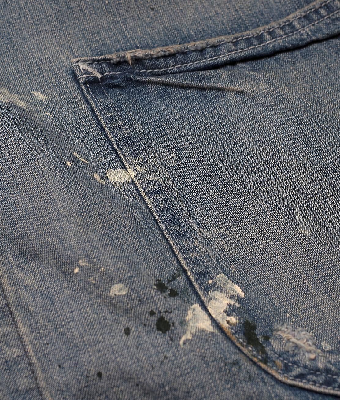 90s古着 Lee カバーオール M ワッペン・ペイントカスタム有り 90s古着