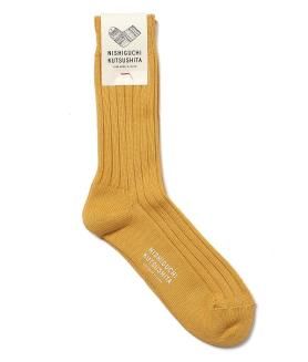 <img class='new_mark_img1' src='https://img.shop-pro.jp/img/new/icons47.gif' style='border:none;display:inline;margin:0px;padding:0px;width:auto;' />NISHIGUCHI KUTSUSHITANK0106 EGYPT COTTON RIB SOCKS 
