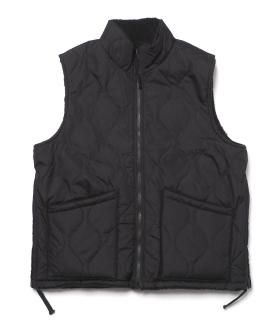 <img class='new_mark_img1' src='https://img.shop-pro.jp/img/new/icons6.gif' style='border:none;display:inline;margin:0px;padding:0px;width:auto;' />TAIONMILITARY REVERSIBLE HIGHNECK DOWN VEST - BLACK/BLACK С֥٥