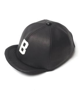 <img class='new_mark_img1' src='https://img.shop-pro.jp/img/new/icons6.gif' style='border:none;display:inline;margin:0px;padding:0px;width:auto;' />JACKMANJM6592 LEATHER BB CAP - BLACK ١ܡ륭å ˹ Ĵ ϥɥ쥶