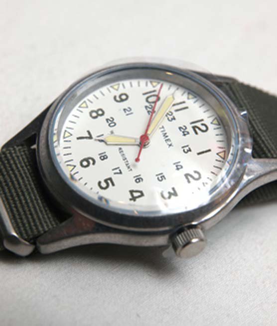 TIMEX for J.CREW】VINTAGE FIELD ARMY WATCH - OLIVE 時計 - HUNKY DORY