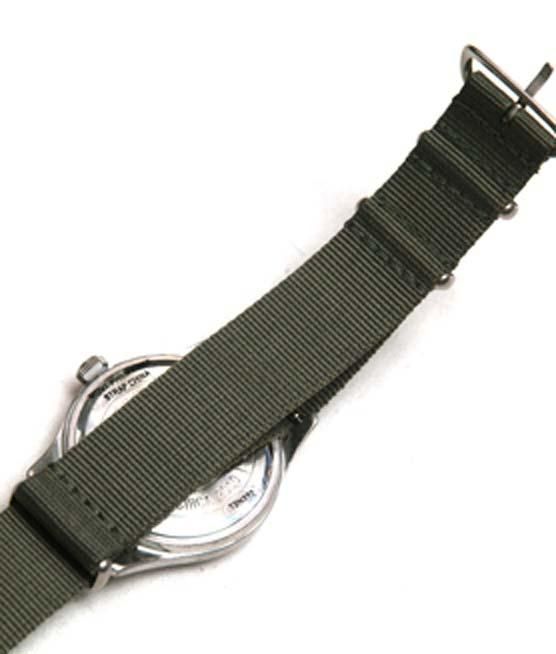 TIMEX for J.CREW】VINTAGE FIELD ARMY WATCH - OLIVE 時計 - HUNKY