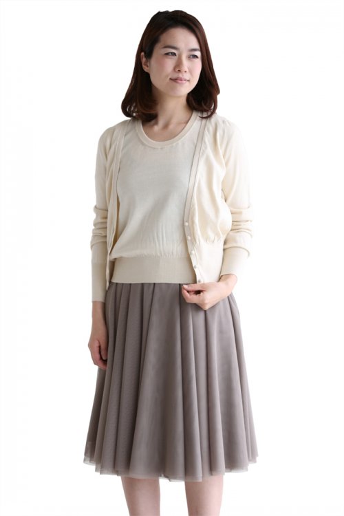 Bilitis dix-sept ans(ビリティス) High Gauge Knit Short Cardigan