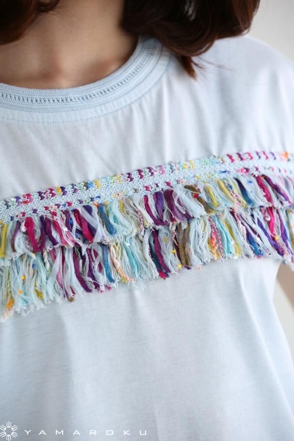 Coohem(コーヘン) FANCY FRINGE T-SHIRT (フリンジTシャツ)【161