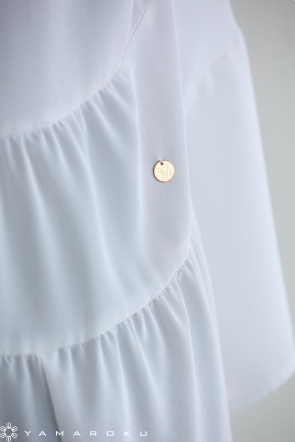 ミュベール MUVEIL 半袖パール刺繍Tシャツ MA81UTS005 オリーブ サイズ：40 MUVEIL(ミュベール) 半袖パール刺繍TシャツMA81UTS005
