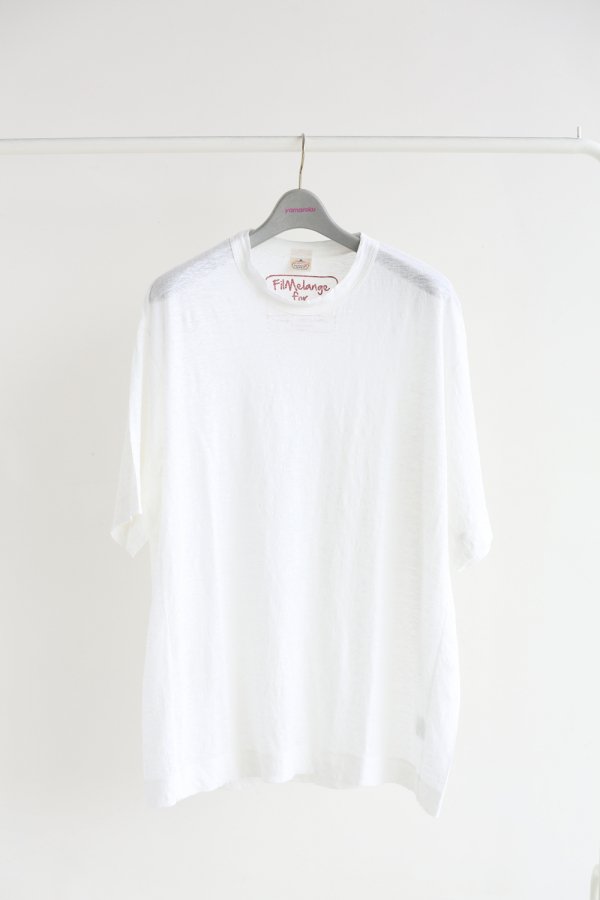 iliann loeb(イリアンローヴ) Filmelange for iliann loeb ビッグTシャツ【202-169】off white -  YAMAROKU（ヤマロク） オンラインストア