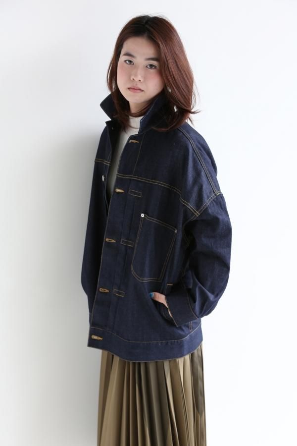 beautiful people（ビューティフルピープル）selvage denim big blouson  ビッグデニムジャケット【1645102002】 - YAMAROKU（ヤマロク） オンラインストア